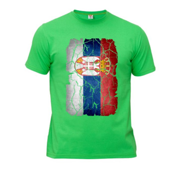 T-shirt Flag of Serbia-5